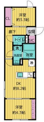 レガシア池袋立教西の間取り