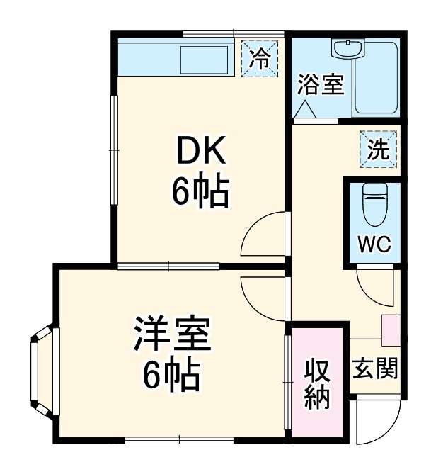 コーポ石川の間取り