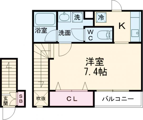 サンパティークの間取り