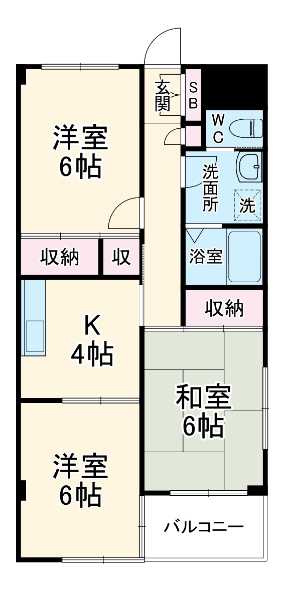 フェアレディマンションの間取り