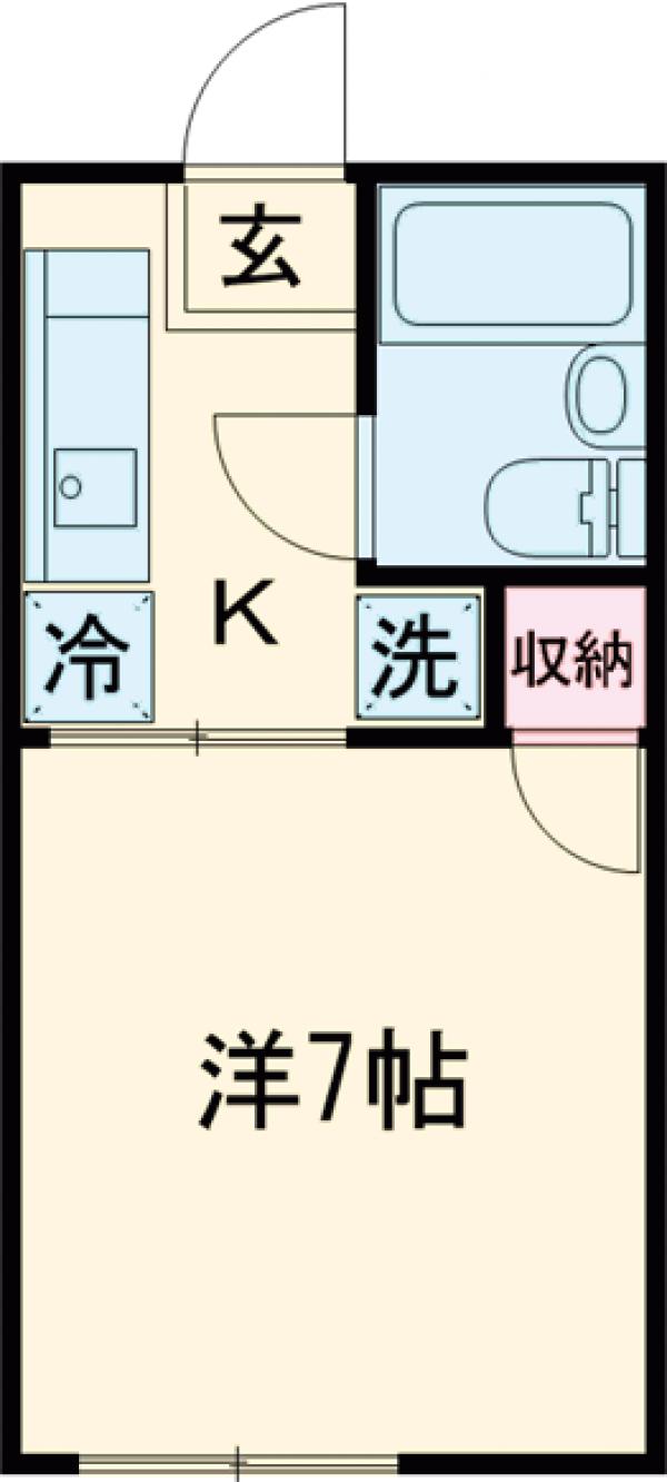 矢野コーポの間取り