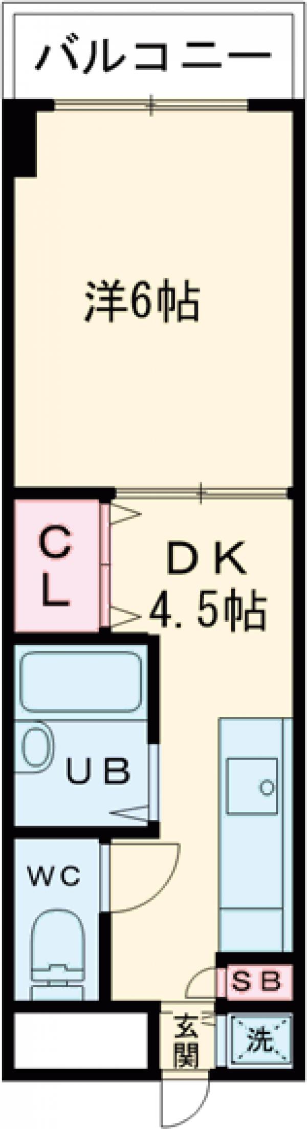グローリス中野の間取り