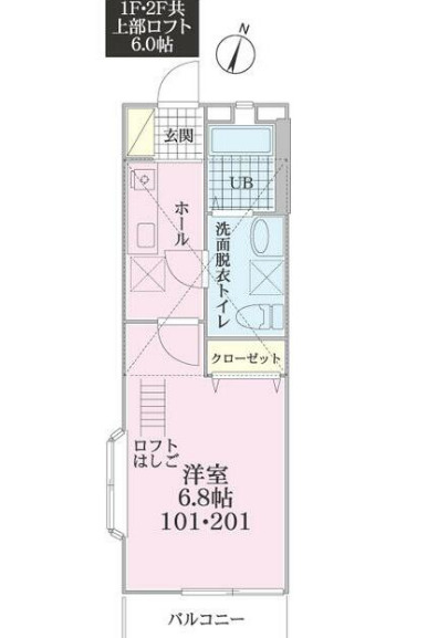アプローズ湘南の間取り