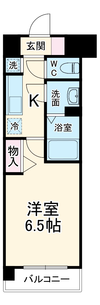 プレサンス名古屋STATIONサティナの間取り