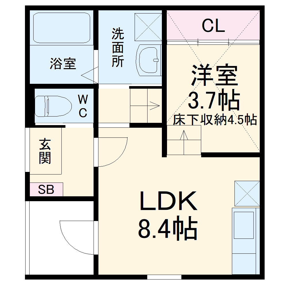 Tiara中村の間取り