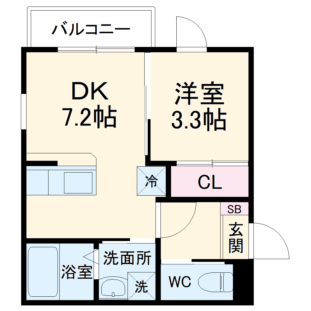 ジュネス上石川町の間取り