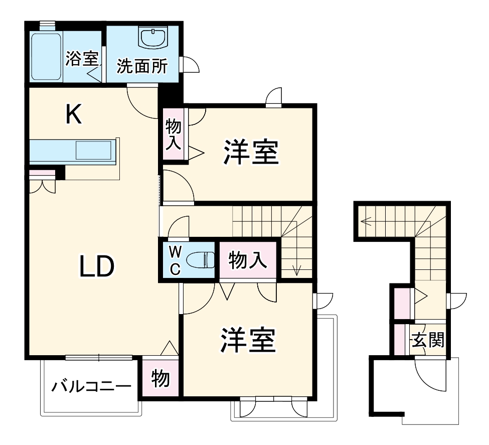 プライムコートの間取り