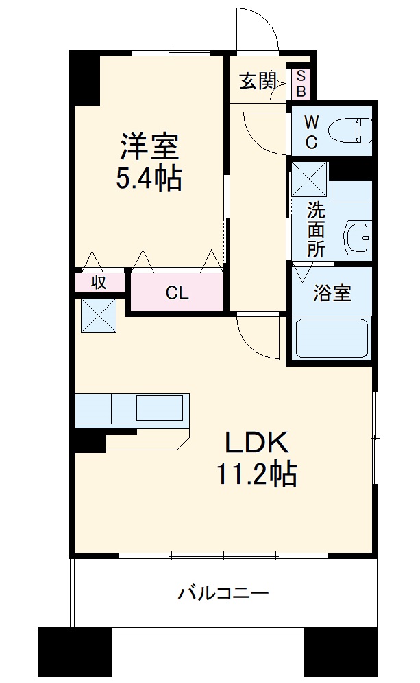 パークアレー川口の間取り
