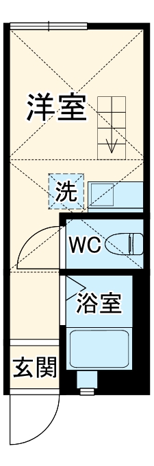 G・Aパーク川崎紺屋町の間取り