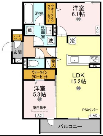 D-residence大島町の間取り