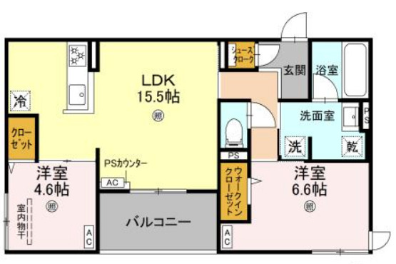 D-residence大島町の間取り