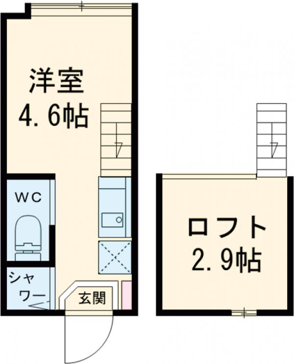 メゾンクレールの間取り