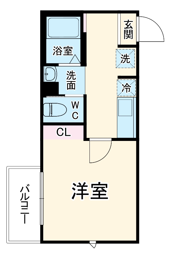 T’s Cuore三ツ境Ⅰの間取り
