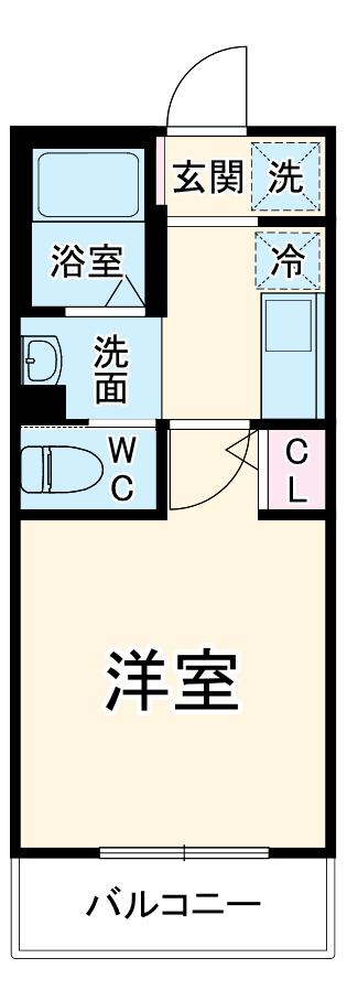 T’s Cuore三ツ境Ⅰの間取り