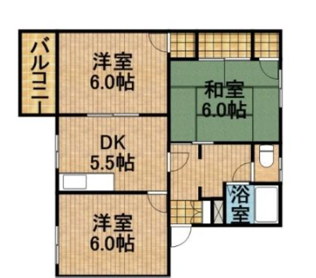 タウニィ花村の間取り