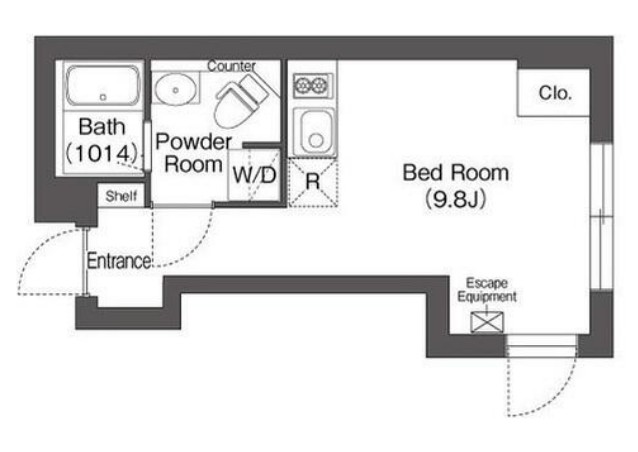 エスタート大井町テラスの間取り
