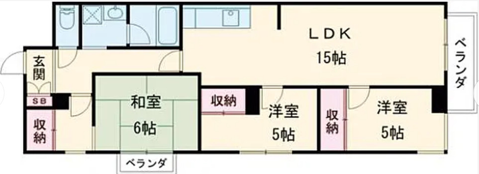 レジデンス竹園の間取り