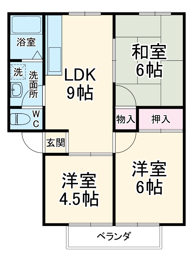 サンシティそが野の間取り
