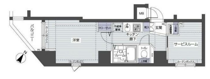 フェニックス横濱関内の間取り