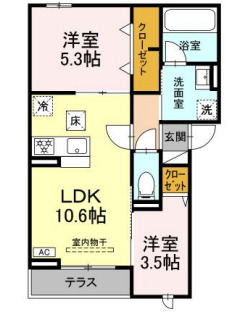 グランメールの間取り