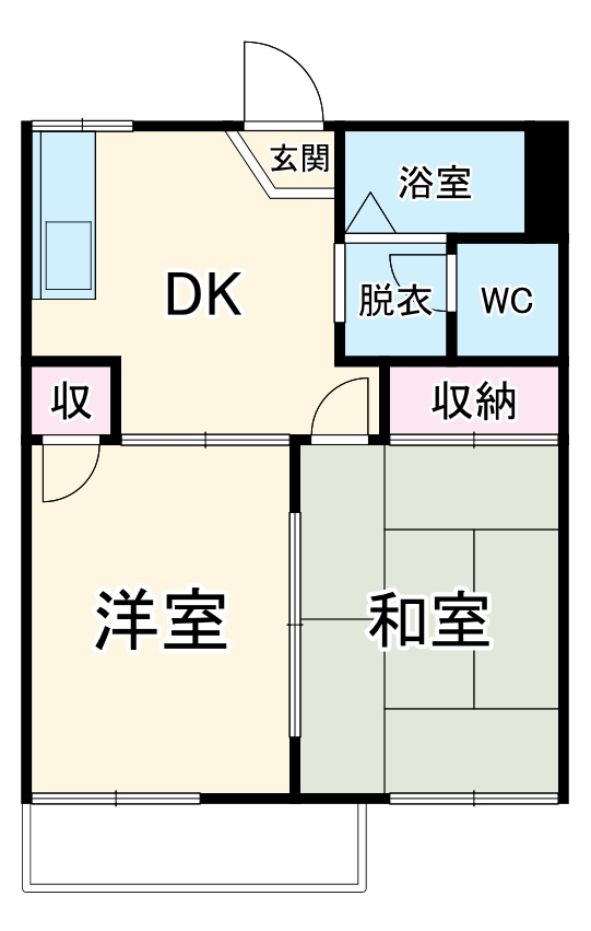 サンハイツ上尾の間取り