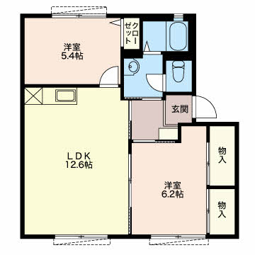 サニーコーポ千華の間取り