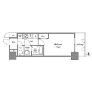 アドバンス名古屋アウリィの間取り