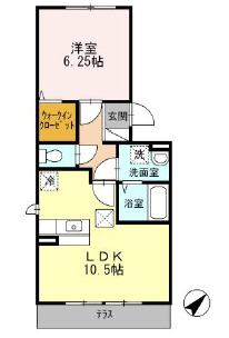 コンフォールえのき弐番館の間取り