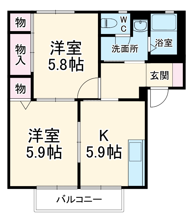 ハシマ.T.ハウスの間取り