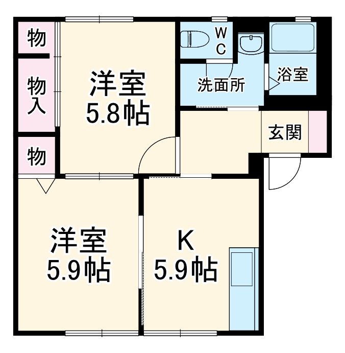 ハシマ.T.ハウスの間取り