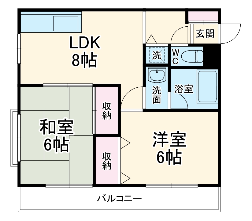 ラヴェール上尾の間取り