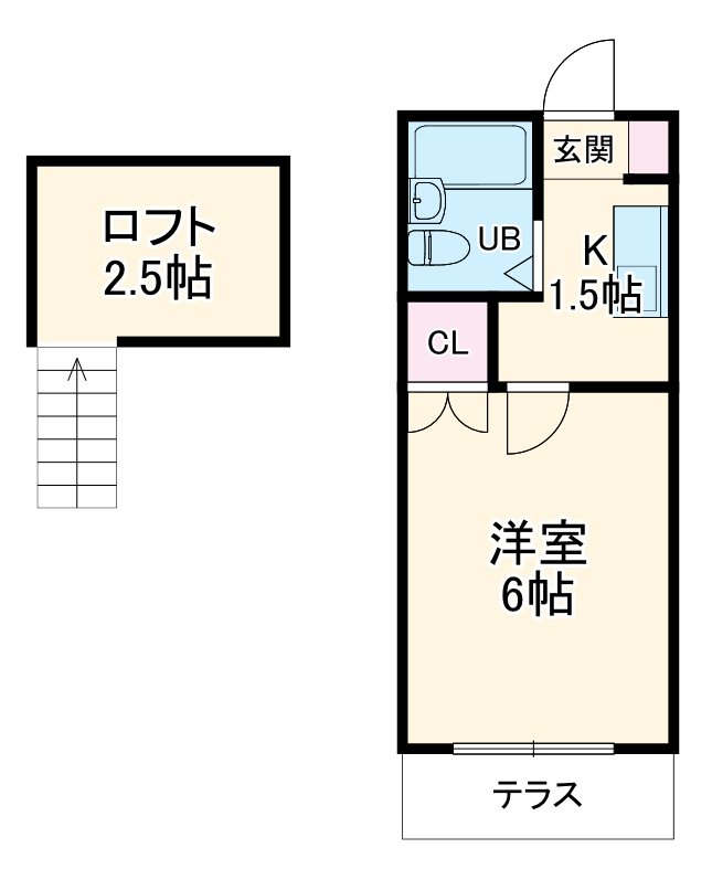 コーポサントーレアの間取り