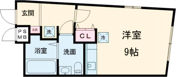 グランツ立川の間取り