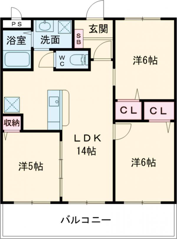 ブリーズロードの間取り