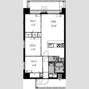 Alivis野田阪神の間取り