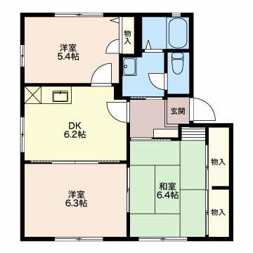 ウィステリア東宮Cの間取り