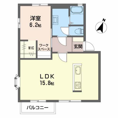 ブライトQ3Bの間取り