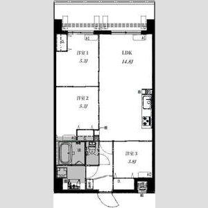 Alivis野田阪神の間取り