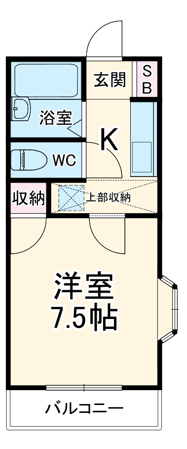シャンロックコスモハイムⅡの間取り
