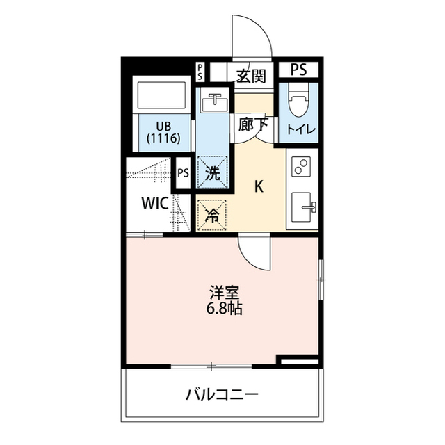 フルール野並の間取り