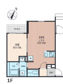 グランディール千葉新宿の間取り