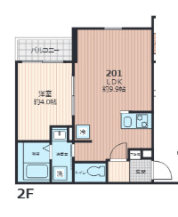グランディール千葉新宿の間取り