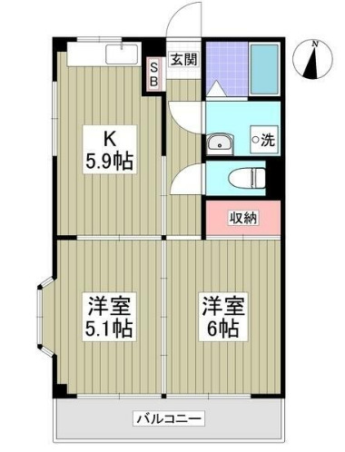 ダイワプラザ都の間取り
