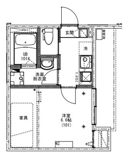 KEIAI RESIDENCE 西所沢Ⅱの間取り