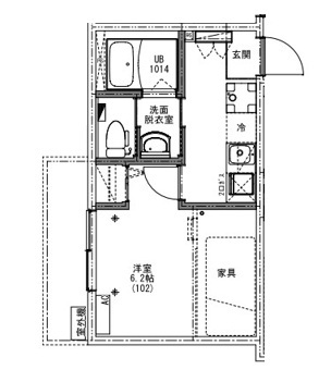KEIAI RESIDENCE 西所沢Ⅱの間取り
