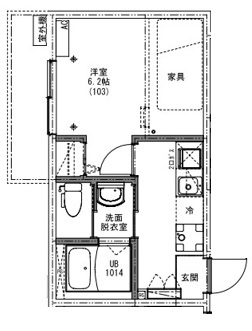 KEIAI RESIDENCE 西所沢Ⅱの間取り