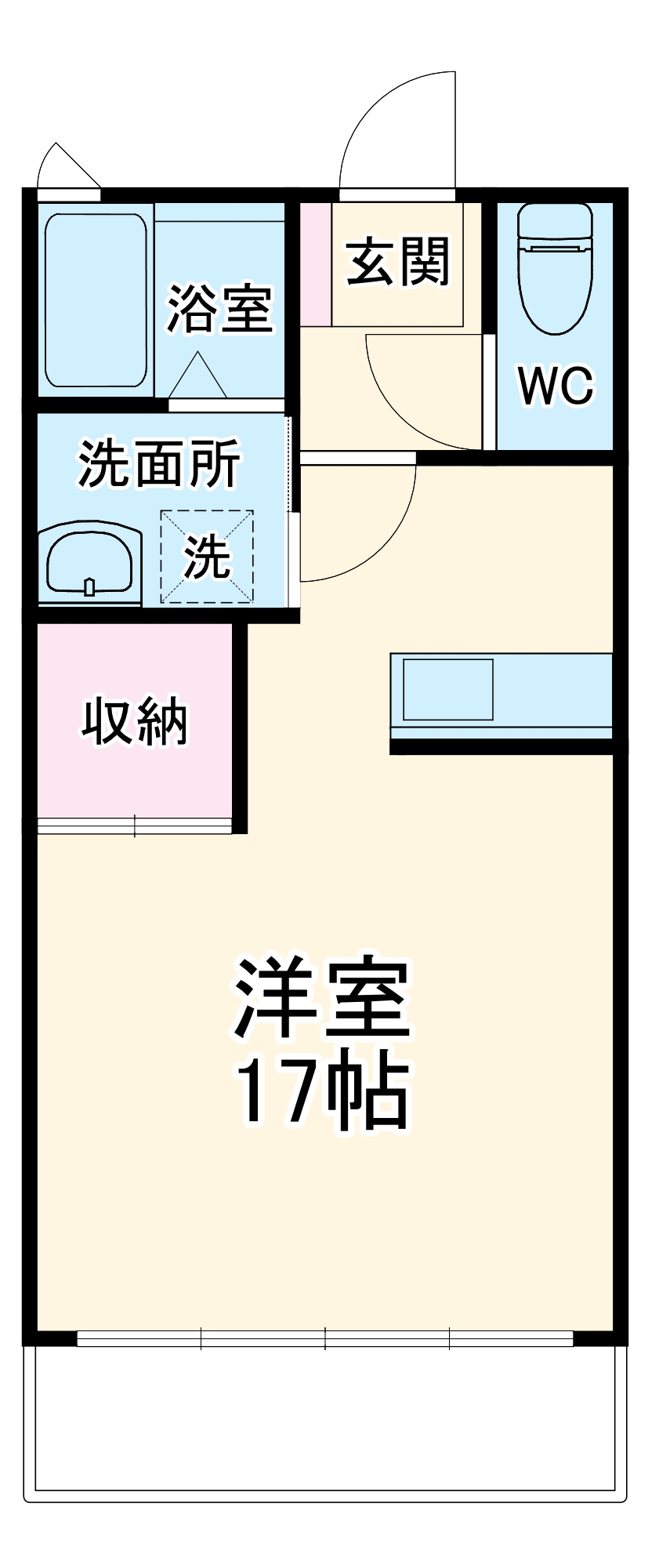 ヴィラージュ・ド・ソレイユの間取り