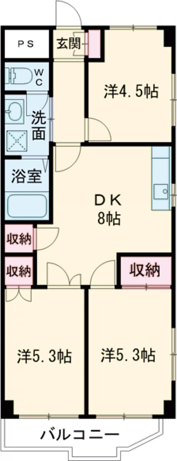 サンレガーロ葛西の間取り
