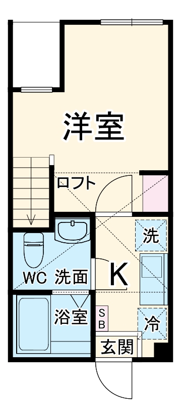 ブリックス本厚木の間取り