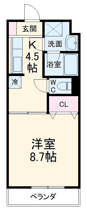 プリムヴェールの間取り